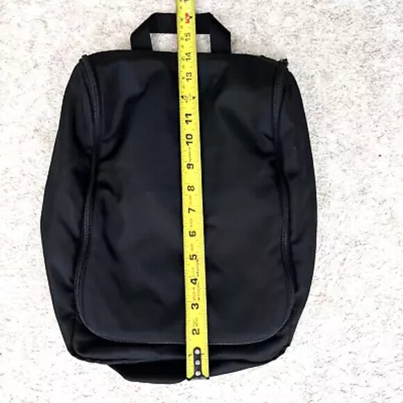 LL Bean Travel Toiletry Bag Caddy Hanging Personal Organizer Black Nylon - Picture 2 of 4